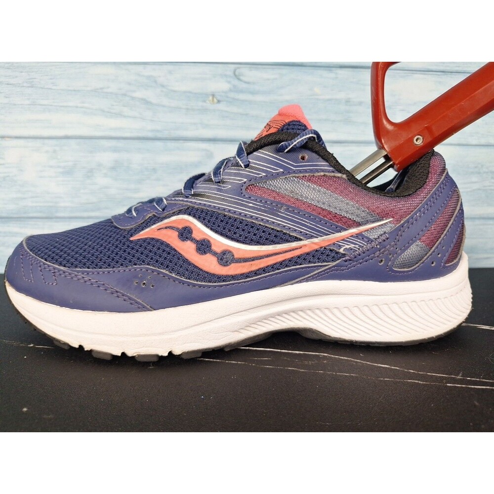 Saucony Cohesion 15 Women's Running Shoes Navy Blue Pink Sz 8.5